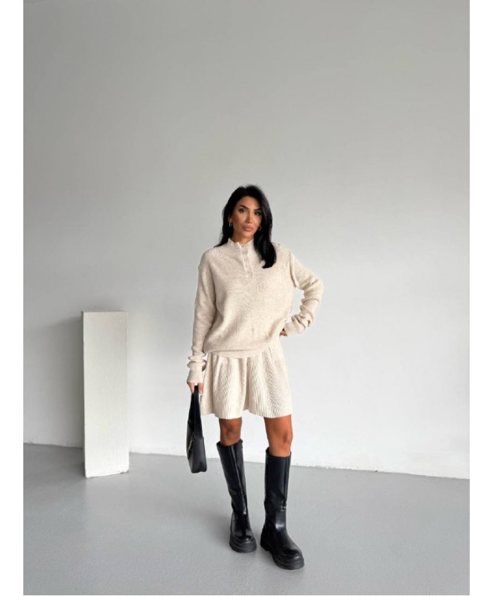 221836 CREAM SET KNITWEAR