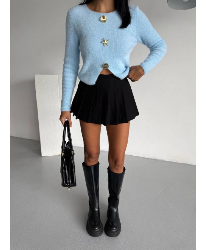 221837 BLUE CARDIGAN KNITWEAR