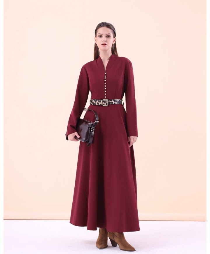221859 BORDO ELBİSE