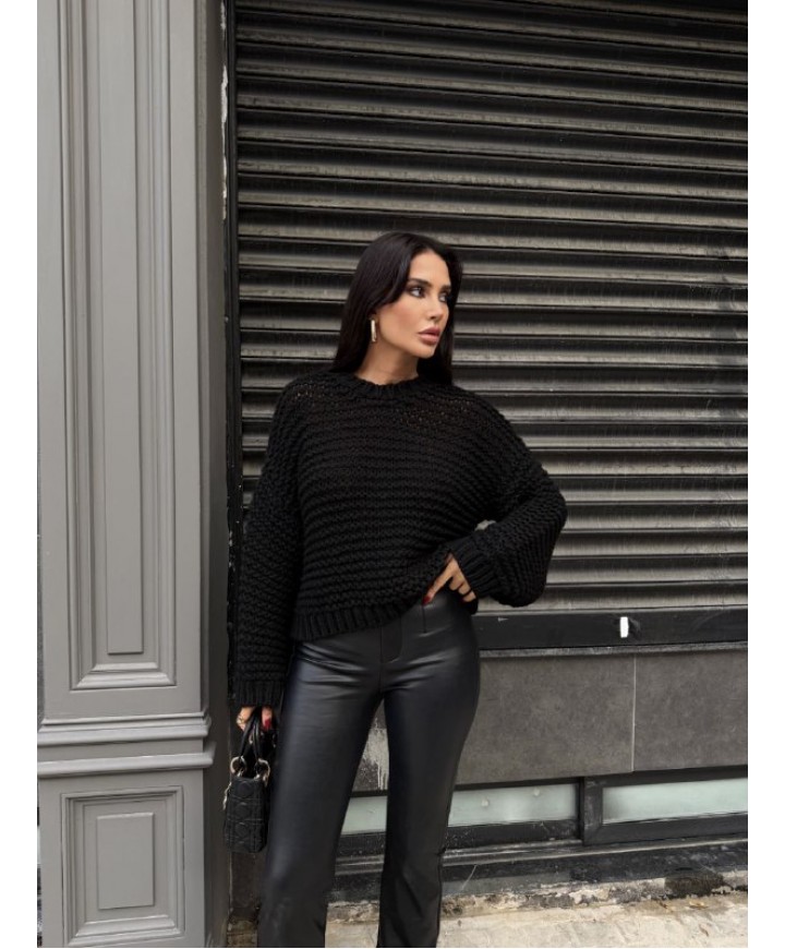 221869 BLACK JUMPER KNITWEAR