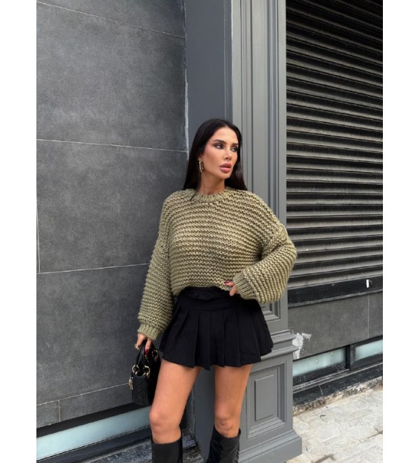 221872 GREEN JUMPER KNITWEAR GREEN