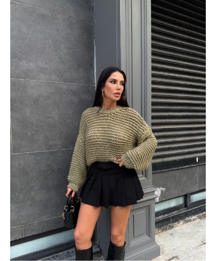 221872 GREEN JUMPER KNITWEAR