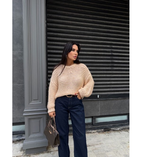 221873 CREAM JUMPER KNITWEAR CREAM