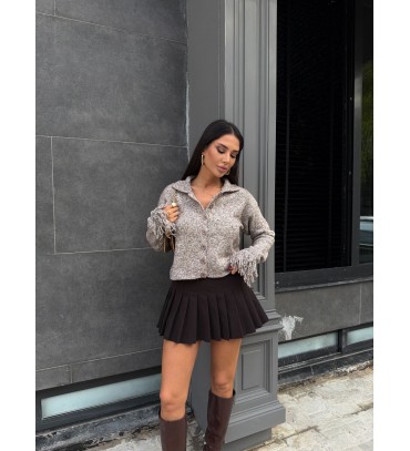 221874 GRİ HIRKA TRİ...