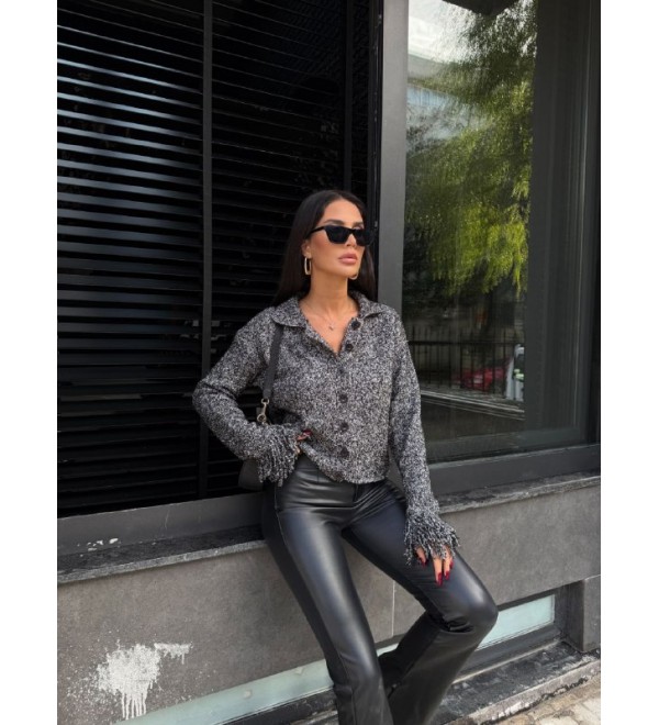 221876 ANTHRACITE CARDIGAN KNITWEAR ANTHRACITE