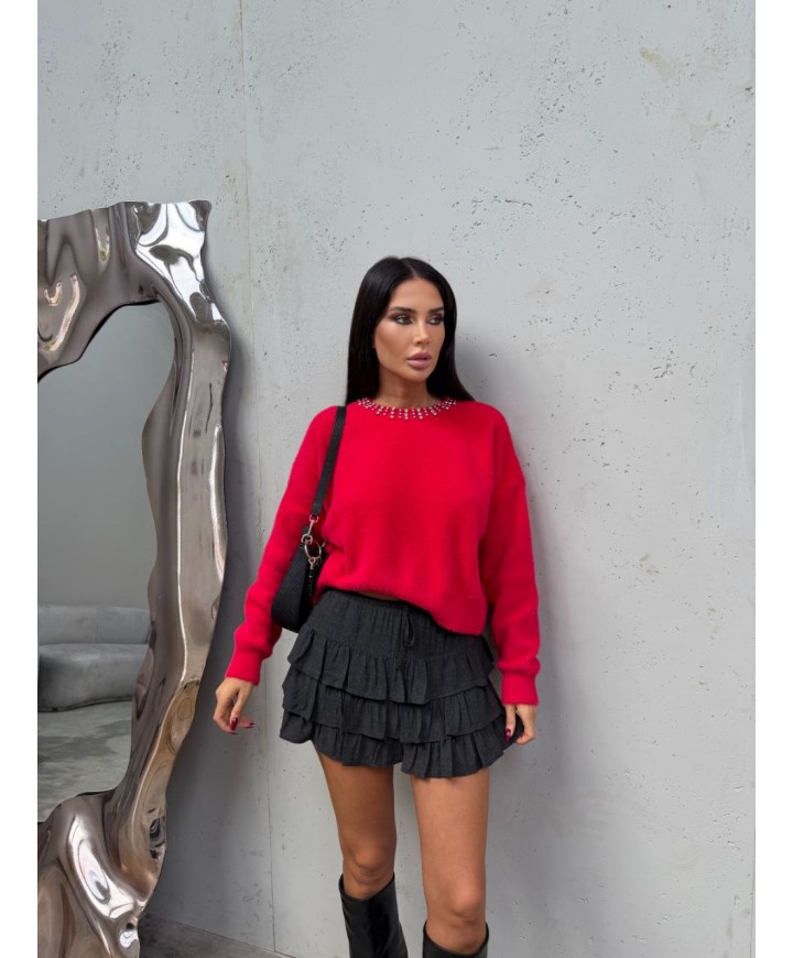 221886 RED JUMPER KNITWEAR
