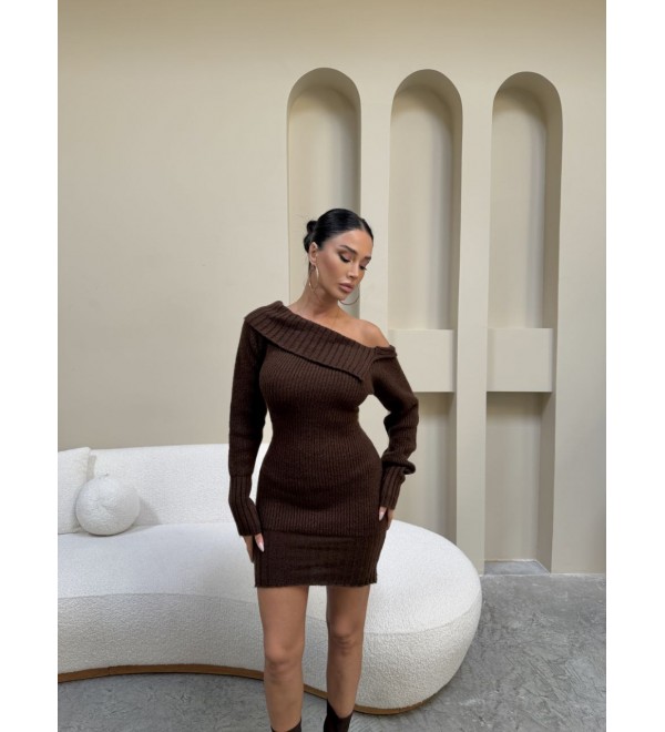 221894 COFFEE DRESS KNITWEAR COFFEE