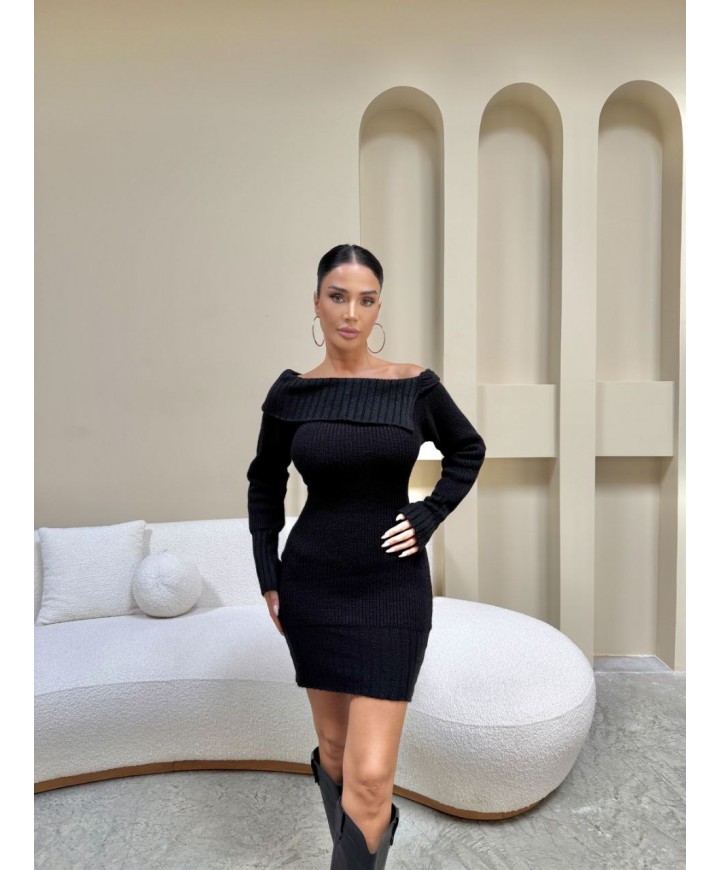 221895 BLACK DRESS KNITWEAR