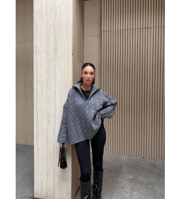 221903 GRİ KAZAK TRİ...