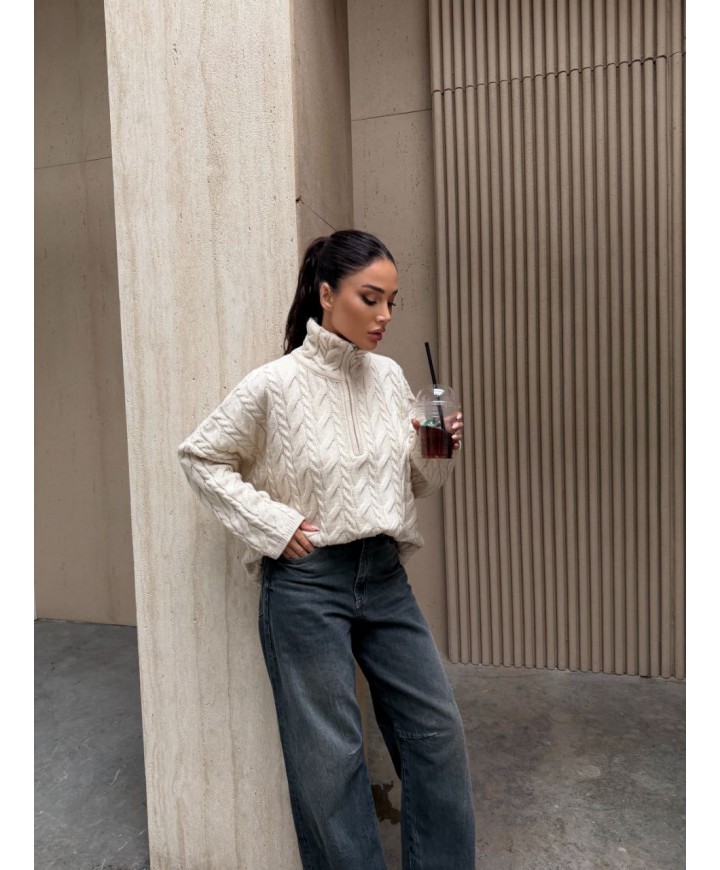 221904 CREAM JUMPER KNITWEAR