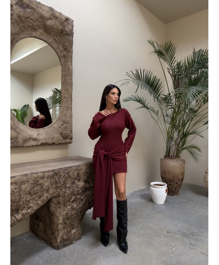 221907 Burgundy DRESS KNITWEAR