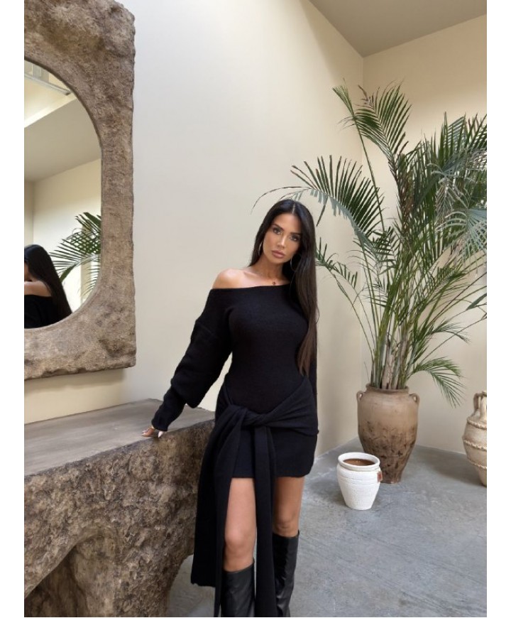 221912 BLACK DRESS KNITWEAR