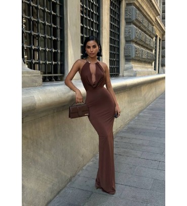 221977 KAHVE ELBİSE ...