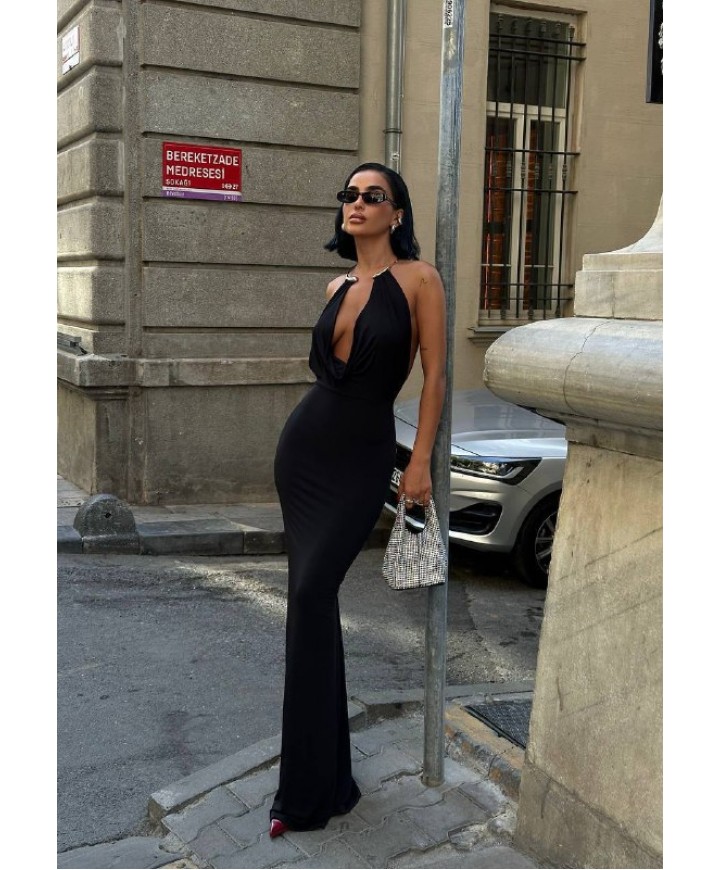 221978 BLACK DRESS Lycra