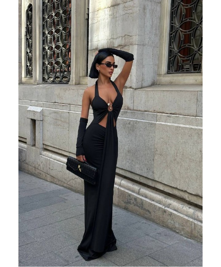 221980 BLACK DRESS Lycra