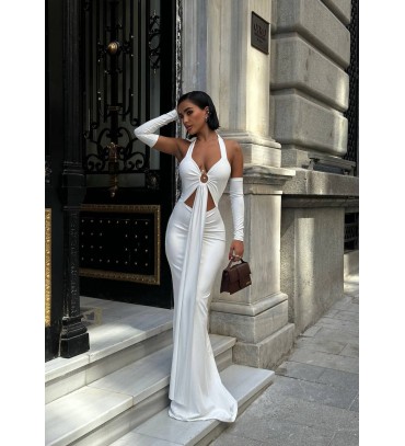 221981 EKRU ELBİSE L...