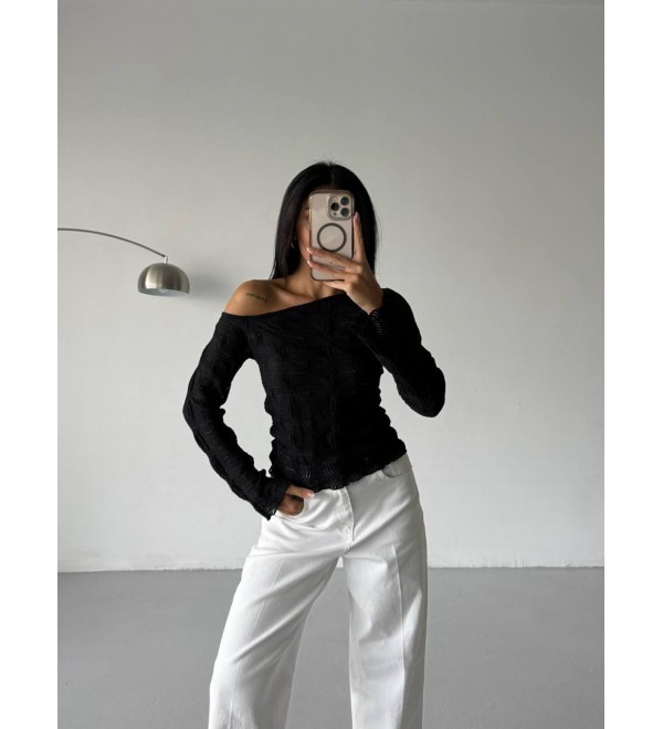221994 BLACK JUMPER KNITWEAR BLACK