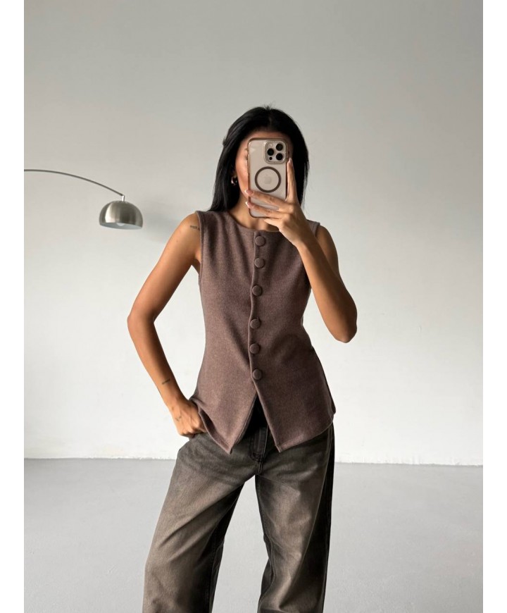 221998 COFFEE CARDIGAN KNITWEAR