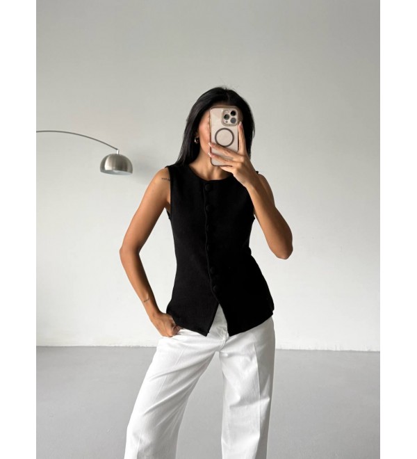 221999 BLACK CARDIGAN KNITWEAR BLACK
