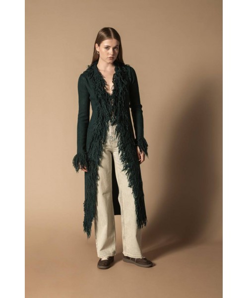  BLACK CARDIGAN KNITWEAR - 223774