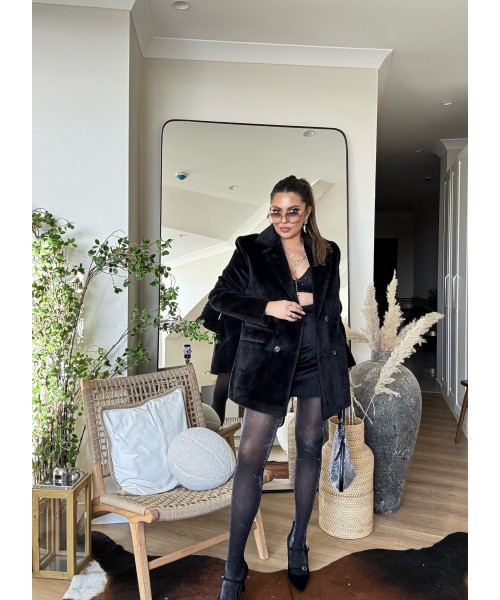  SİYAH CEKET FOK KUMAŞ - 224594