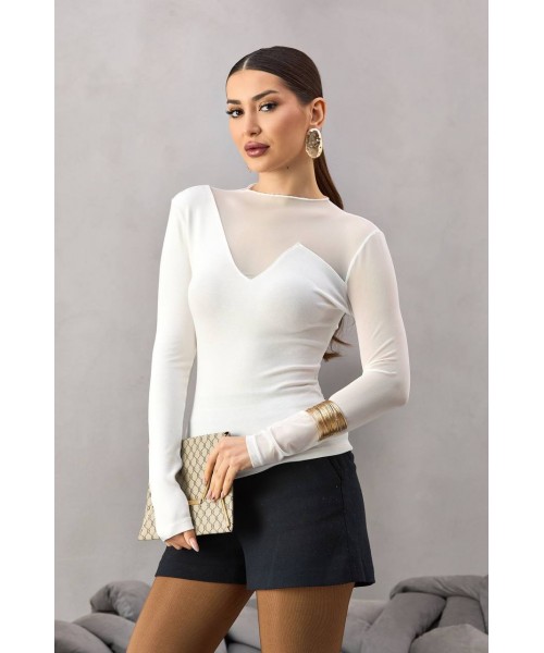  BEYAZ BLUZ - 228993