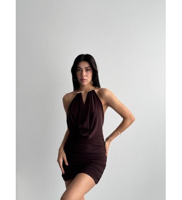  KAHVE ELBİSE - 2299...