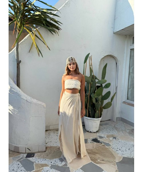  CREAM SKIRT - 231293