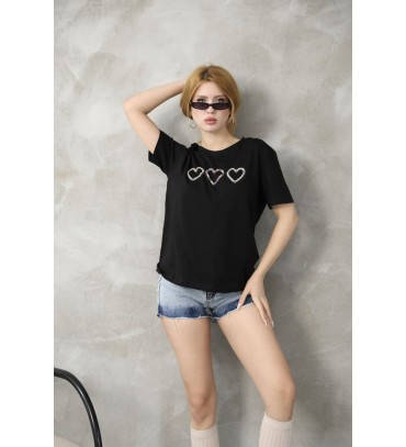  SİYAH TSHIRT % 100 ...