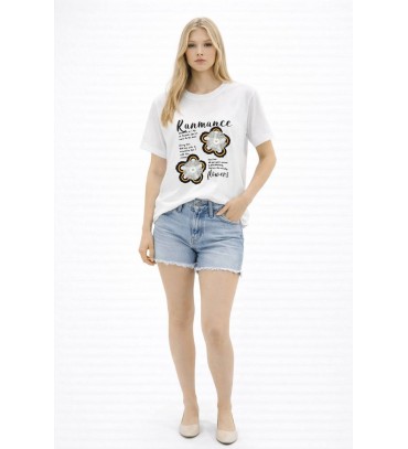  BEYAZ TSHIRT % 100 ...