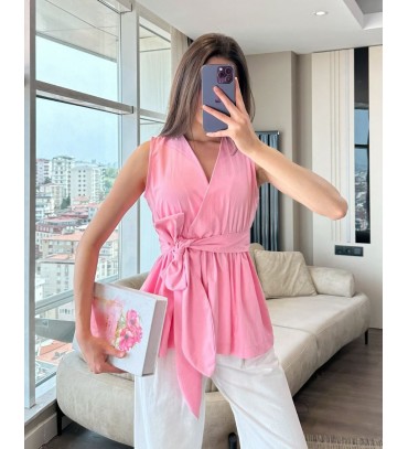  SARI BLUZ POPLİN KU...