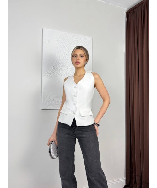  BEYAZ YELEK - 238002