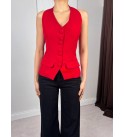 238006 RED WAISTCOAT RED