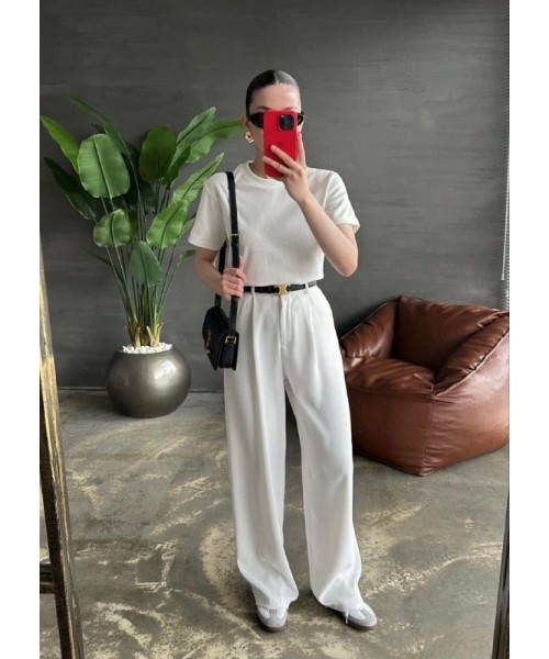 WHITE TROUSERS - 239701