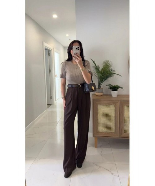 COFFEE TROUSERS - 239703