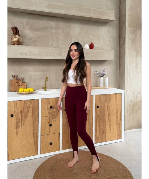  Burgundy LEGGINGS 