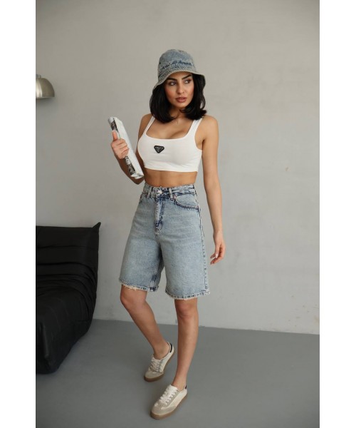  BLUE SHORTS DENİM - 240213