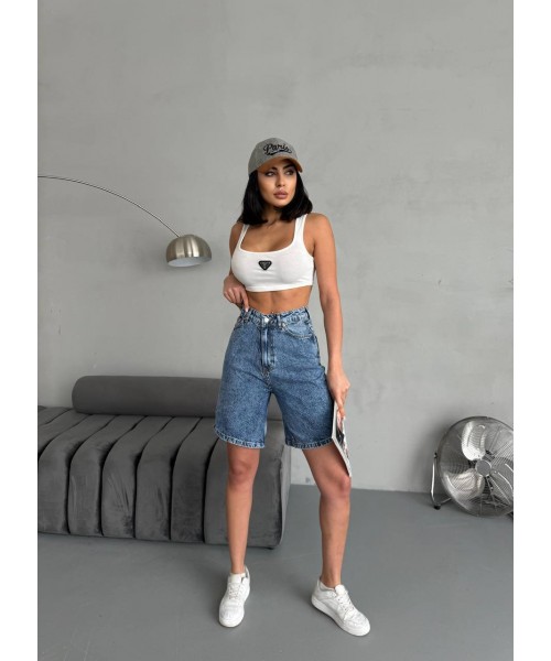  BLUE SHORTS DENİM - 240214