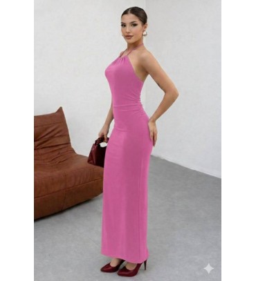  PEMBE ELBİSE - 2406...