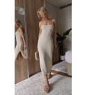 241580 KREM ELBİSE TRİKO KREM