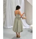 241744 HAKİ ELBİSE COTTON KUMAŞ HAKİ
