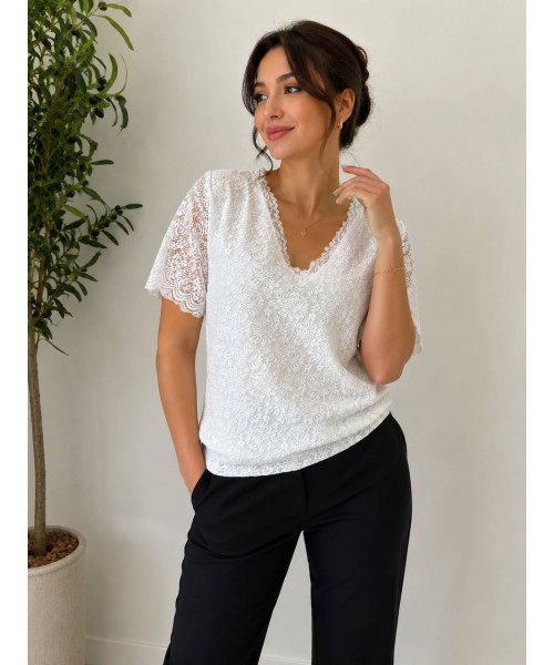 COFFEE BLOUSE - 241992