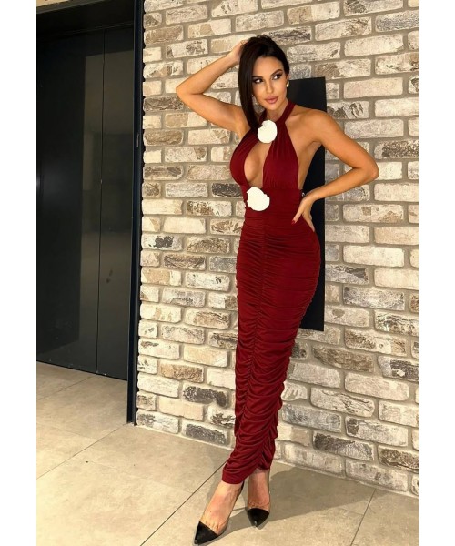  Burgundy DRESS 
