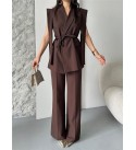 242354 COFFEE BLOUSE COFFEE
