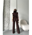 242354 COFFEE BLOUSE COFFEE