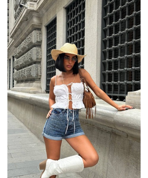  BLUE SHORTS DENİM - 242776