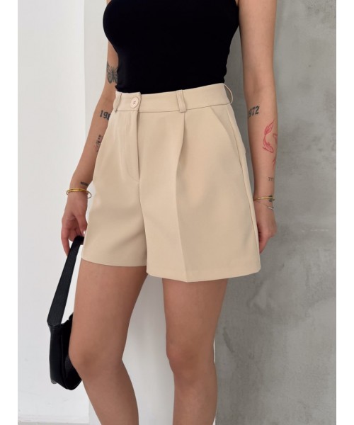  CREAM SHORTS - 243122