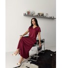 243173 Burgundy DRESS 