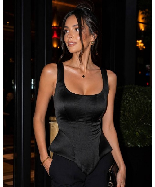 BLACK BLOUSE - 244102