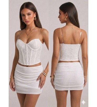 BEYAZ ELBİSE LYCRA ...